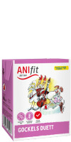 Hond Accessories Natvoer Gockels Duett 370g 6 Stuk Anifit